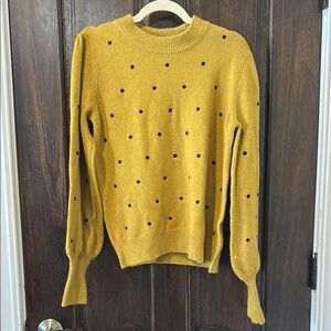 Yellow Polka Dot Sweater